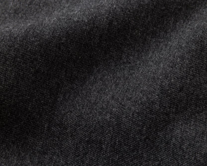 Close-up of charcoal-coloured fabric texture