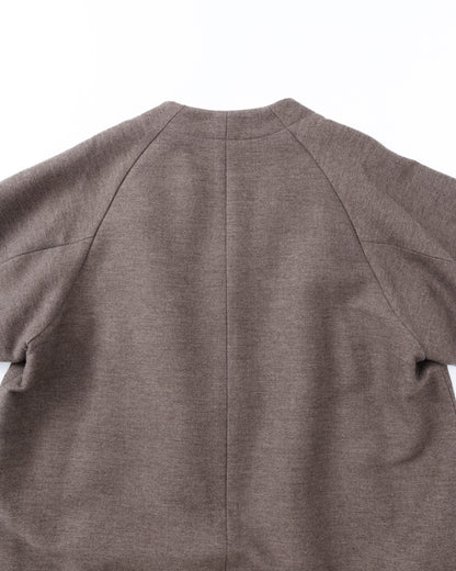 Taupe-brown coat on a white background