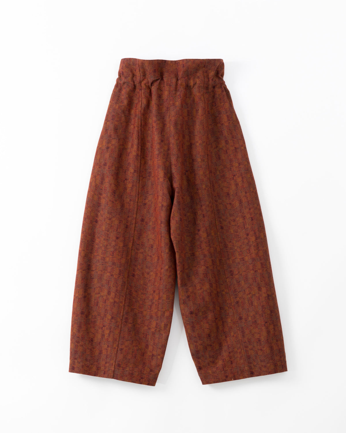 Red trousers on a white background
