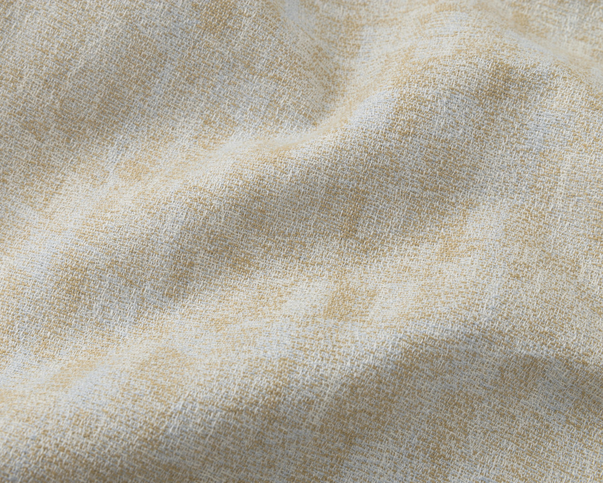 Close-up of a white textured fabric