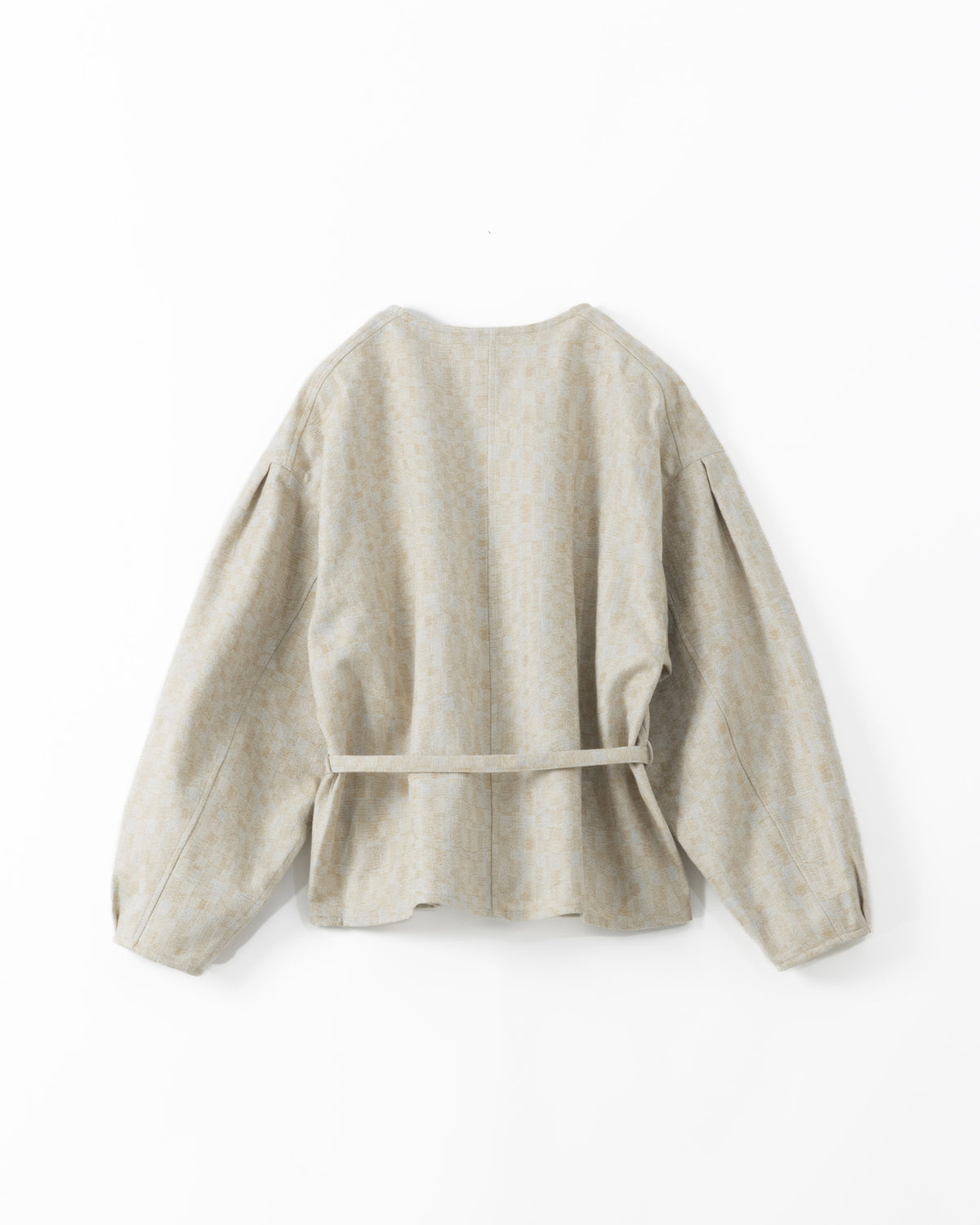 White jacket on a white background