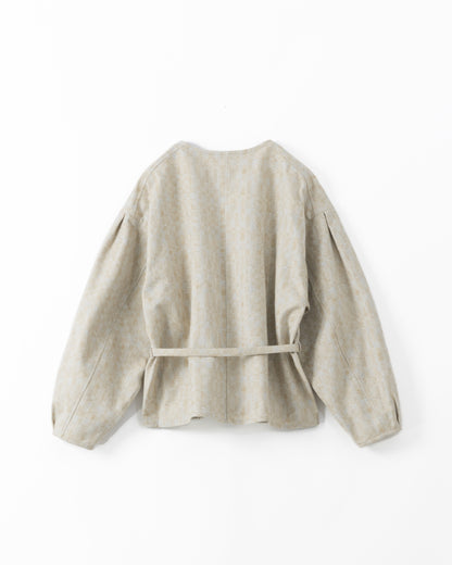 White jacket on a white background