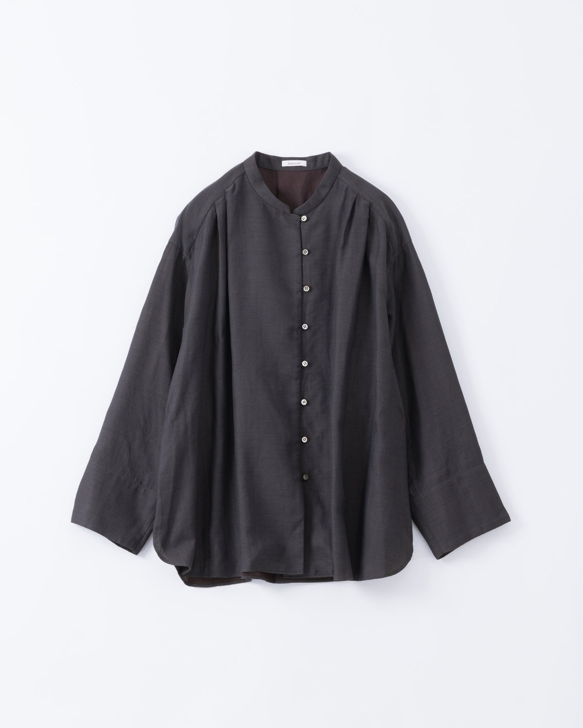 Black shirt on a white background