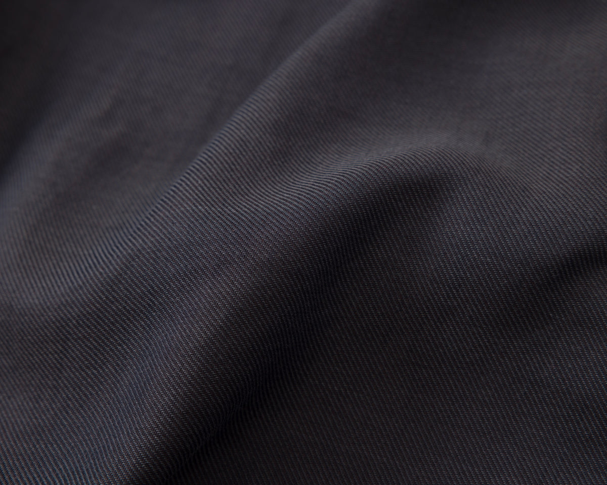 Close-up of black fabric texture