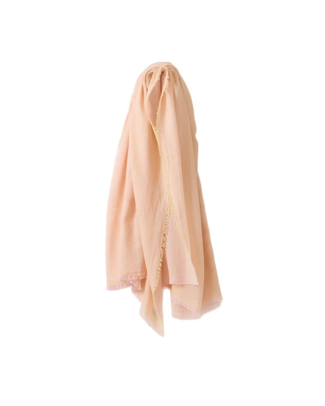 Orange scarf on a white background