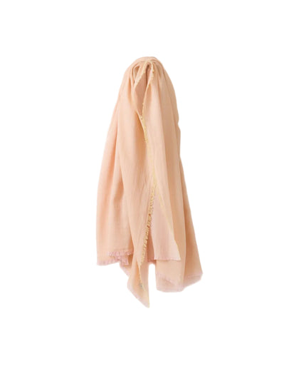 Orange scarf on a white background